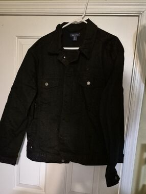 Amazon Essentials Black Lightweight Shirt Jacket